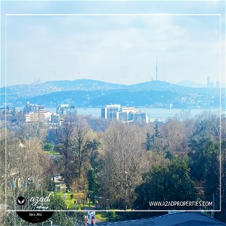 5+1 BHK w/ breathtaking sea view in the center of Istanbul  - SH 34560